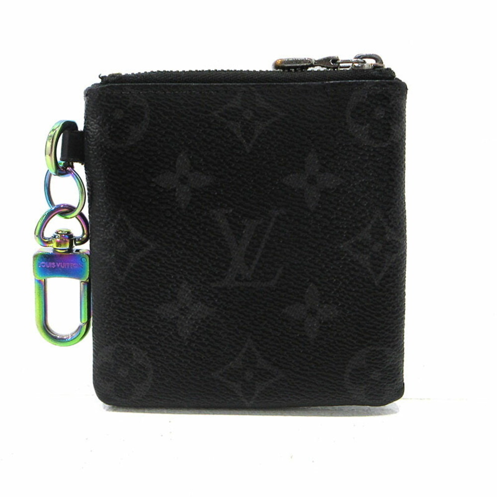 Louis Vuitton Eclipse Black Coin Case Wallet Black - image 2